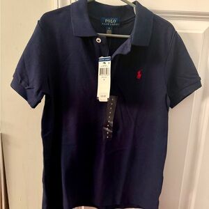 Navy Blue Boys Polo